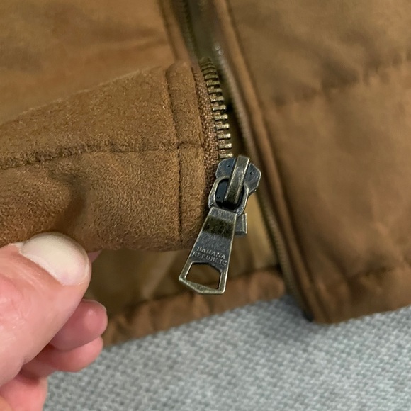 Banana Republic - Small Vegan Suede light Puffer jacket - Picture 6 of 7